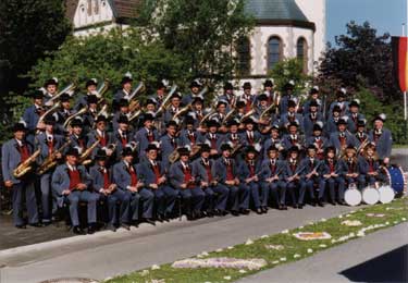 Musikverein im Jubiläumsjahr 1989 